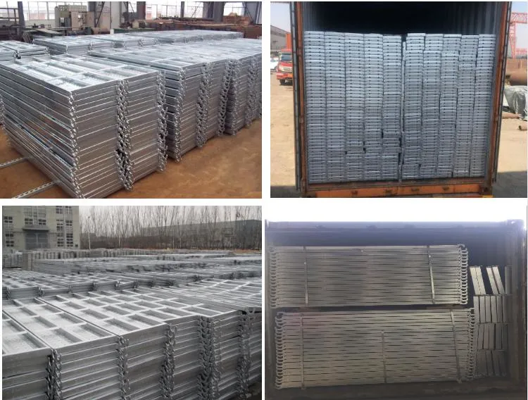 China Steel Scaffolding Exporter 210 250 300 320mm Galvanized Scaffold Steel Plank