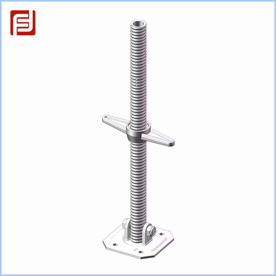 Vendo trabattello con vite di livellamento regolabile e martinetto di base